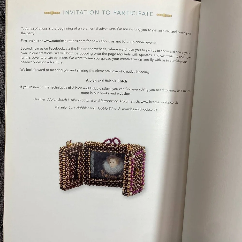 SRA Books Tudor Inspirations Elemental Beadwork Book OS Green Jewelry Projects